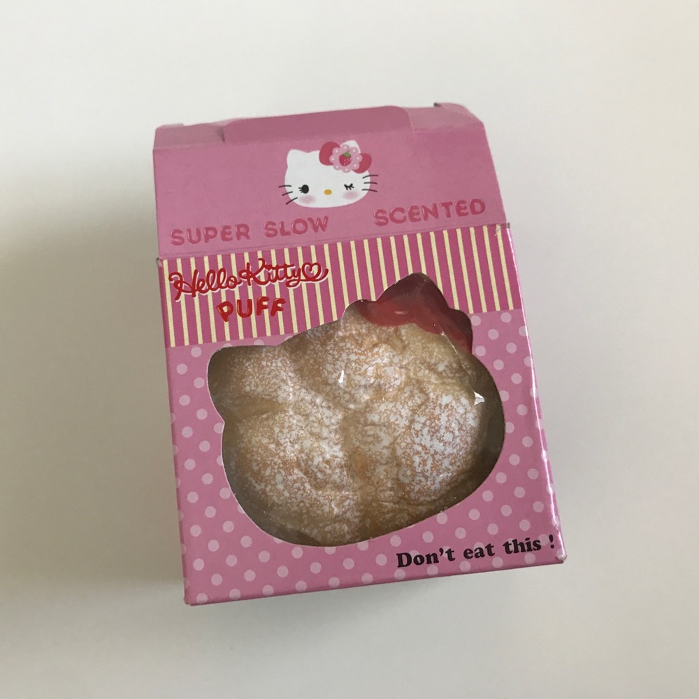 Hello kitty vanilla creampuff squishy